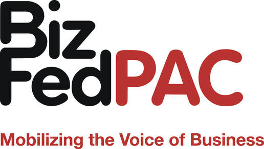 BizFed Pac Logo in Red and Black